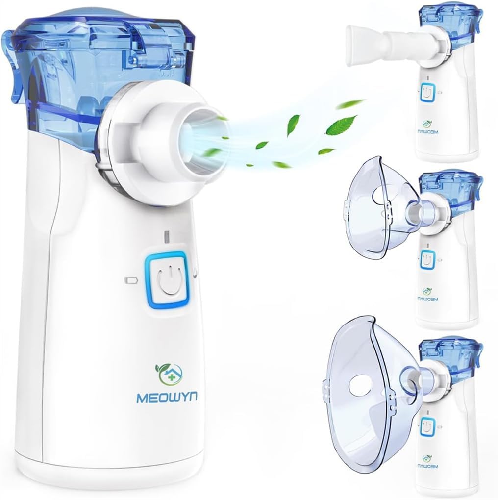 Portable Nebulizer Machine for Adults & Kids, USB-C Rechargeable Nebulizer